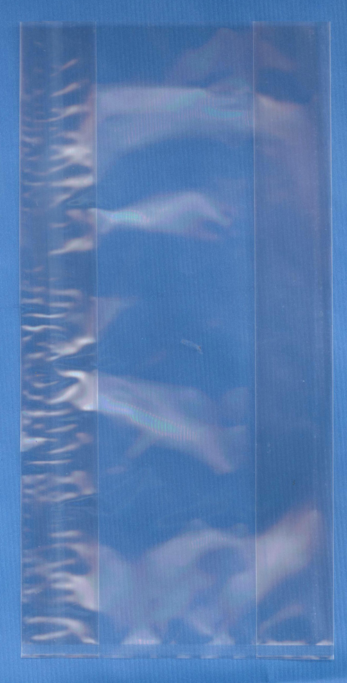 263. Pungi OPP cu pliuri laterale 80 + 40 x 200 mm, 30µ - 1.000 buc.